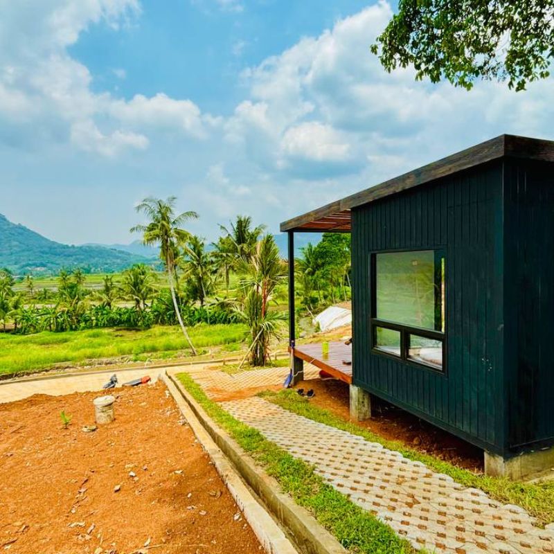 Nuansa Alam Hanjawong ⦿ The Hanjawong Villas. Jual Tanah Kavling Murah SHM Bogor Timur, dengan Panorama gunung hanjawong.