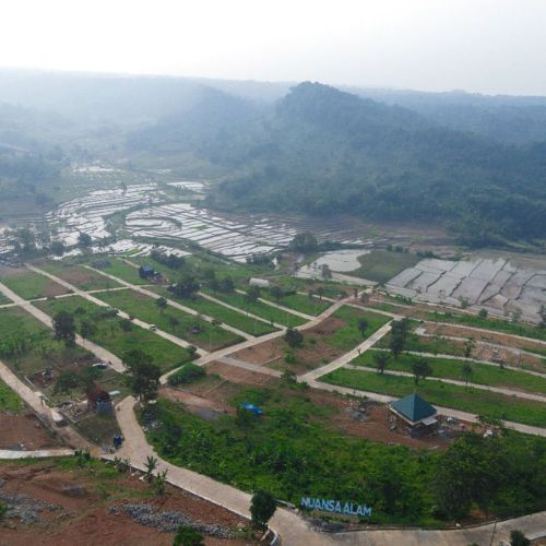 Nuansa Alam Hanjawong ⦿ The Hanjawong Villas. Jual Tanah Kavling Murah SHM Bogor Timur, dengan Panorama gunung hanjawong.