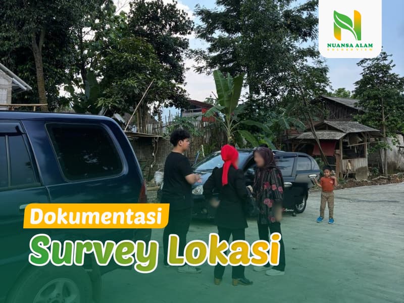 Nuansa Alam Hanjawong ⦿ The Hanjawong Villas. Jual Tanah Kavling Murah SHM Bogor Timur, dengan Panorama gunung hanjawong.